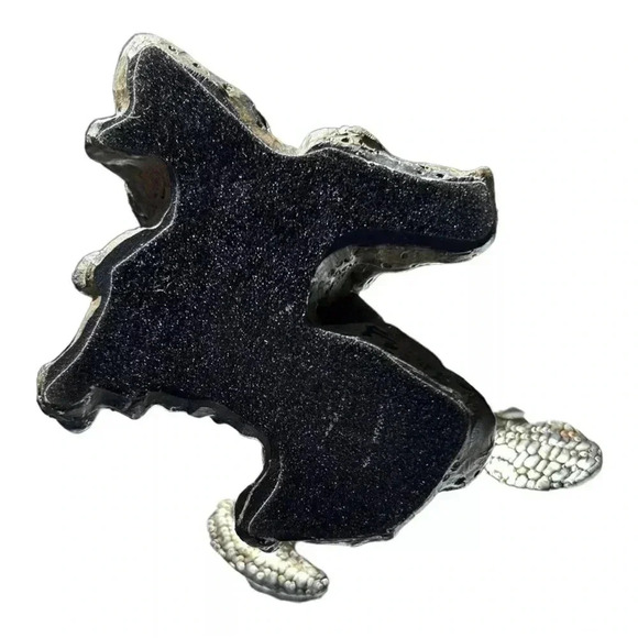 2 Swimming Sea Turtles Polystone Figurine 12" Decorative Coral Metallic Granite - Picture 9 of 9